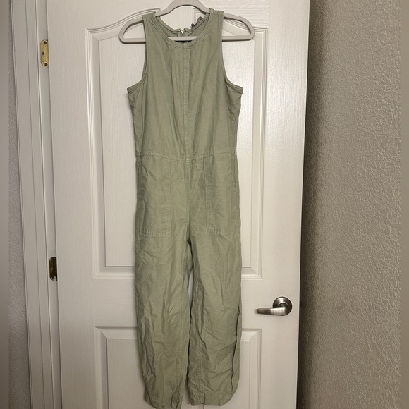 EVERLANE The Fatigue Jumpsuit in Pastel Green 6 - Picture 5 of 7
